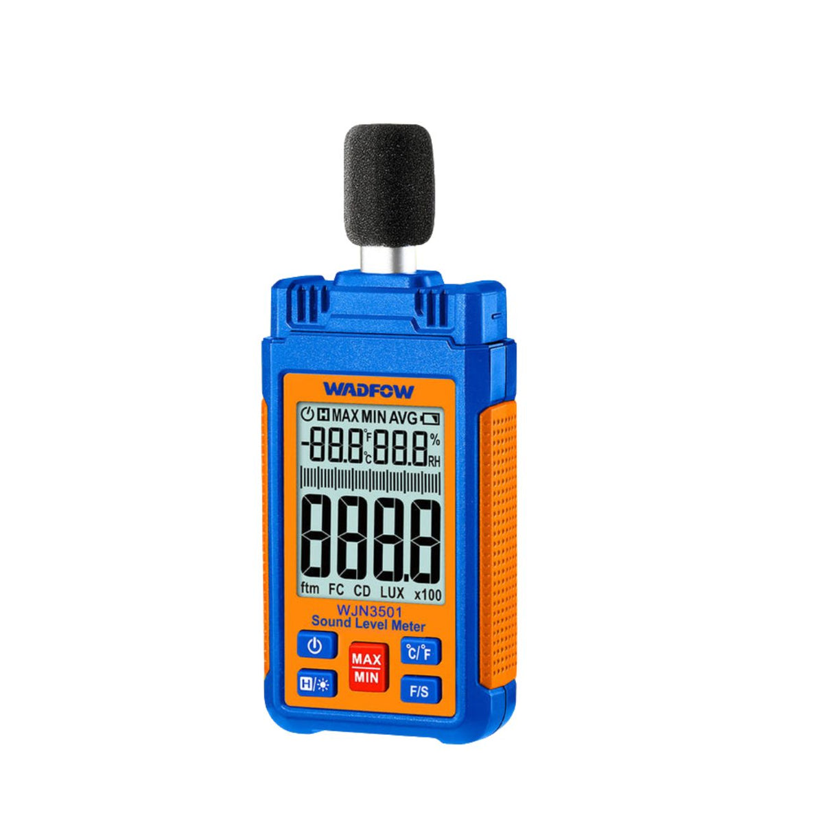 Wadfow WJN3501 Digital Sound Level Meter 130dB