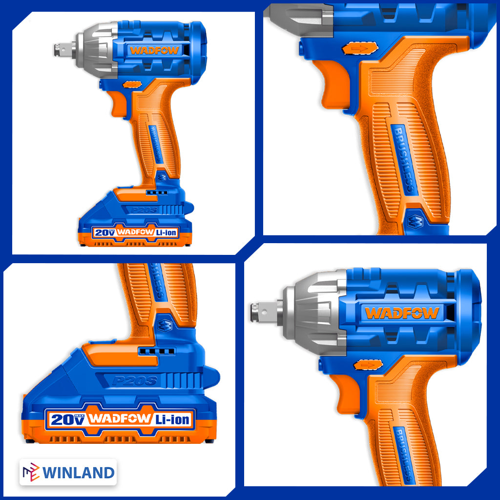 P20 Series Cordless Brushless Motor Impact Wrench WCT