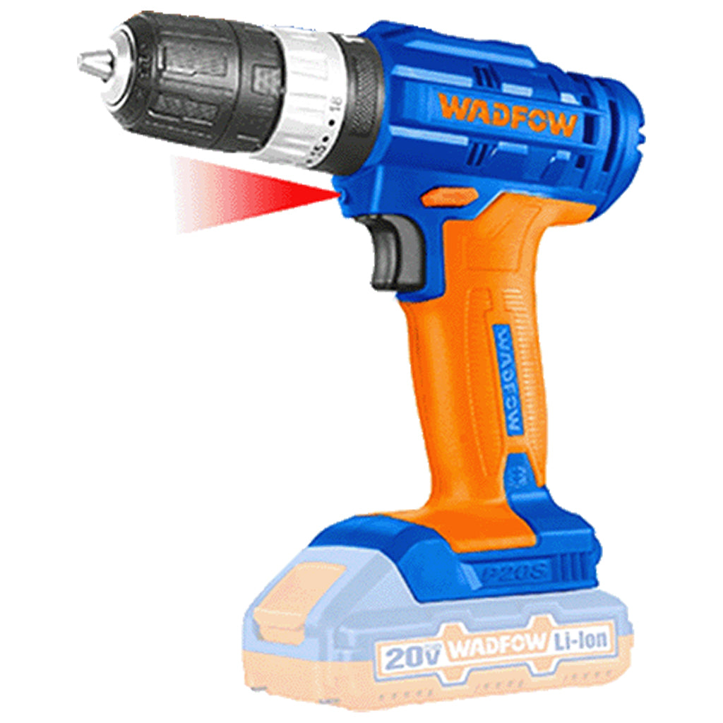 Wadfow Heavy Duty 91pcs Tools Set including Lithium ion Impact Hammer drill 20V WADFOW Philippines