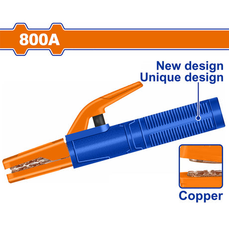 Wadfow Electrode Holder Suitable for MMA Welding Machine 200A / 300A / 600A / 800A (WHT)