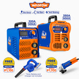 Wadfow 320A / 350A MMA Welding Machine Inverter Portable IGBT with Free Cordless Blower