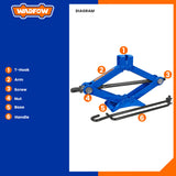1 Ton Scissor Jack For Cars WHJ4510