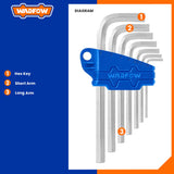 Short Arm Hex Allen Key Set with Material