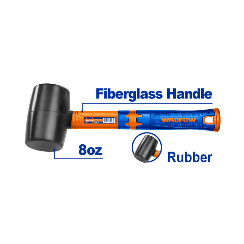 Rubber Mallet Hammer With Fiberglass Handle Soft Maso Martilyo WAD-HT