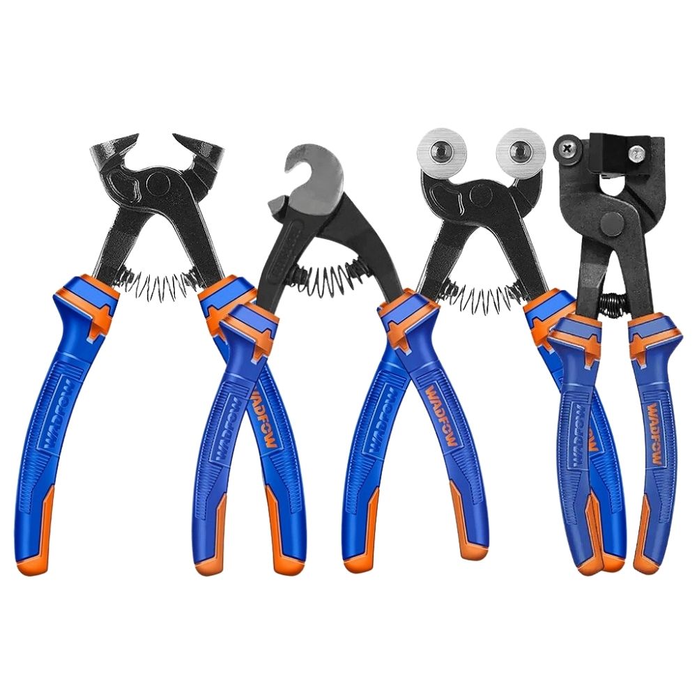 Wadfow 8inches (200mm) Manual Glass Cutting Pliers Black finish and Polish Tile Cutter (WHT)