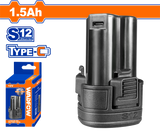 Wadfow Lithium-Ion Battery Pack 1.5AH for S12 Series Cordless Tools