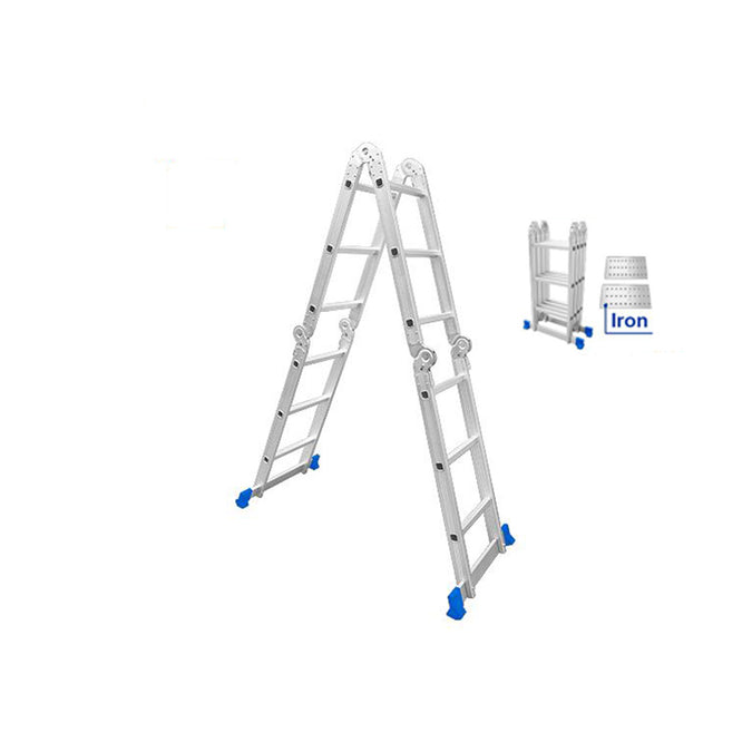 Wadfow Multi-Purpose Aluminum Ladder Step rise 270mm X 3370mm X 1650mm ...