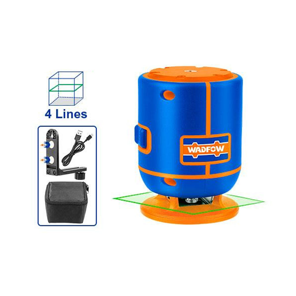 Self-Leveling Line Green Laser Beams with Gain Function WLE1M04