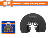 Wadfow Multi-Function Jade Cutting Saw Blade for cutting Metal,Wood & Triangle Delta Sanding Pad WHT