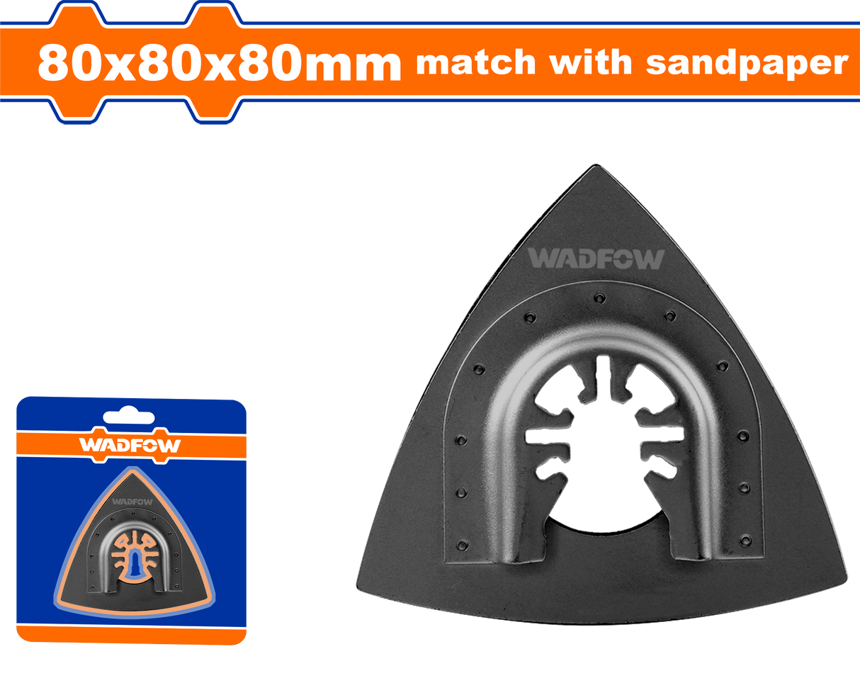 Wadfow Multi-Function Jade Cutting Saw Blade for cutting Metal,Wood & Triangle Delta Sanding Pad WHT