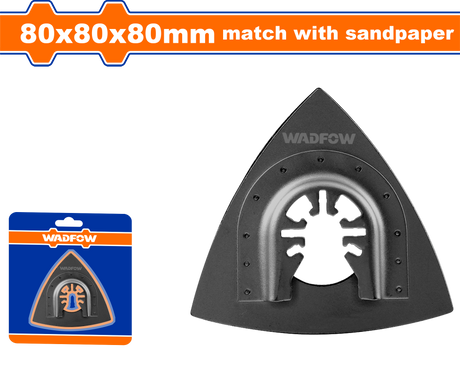 Wadfow Multi-Function Jade Cutting Saw Blade for cutting Metal,Wood & Triangle Delta Sanding Pad WHT