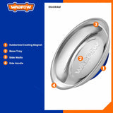 Round Stainless steel Magnetic Storage Tray 150mm