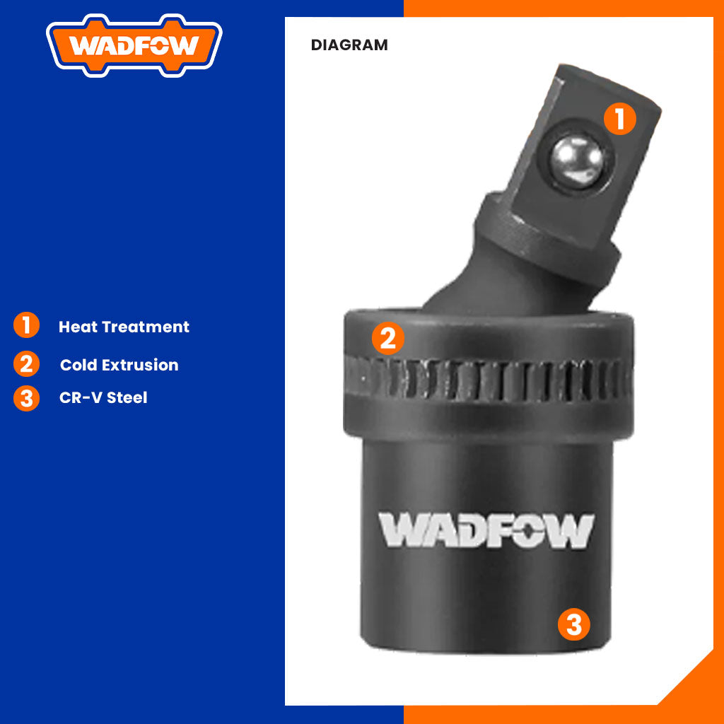 1/2" Industrial Dr.Impact Universal Joint WMS4212