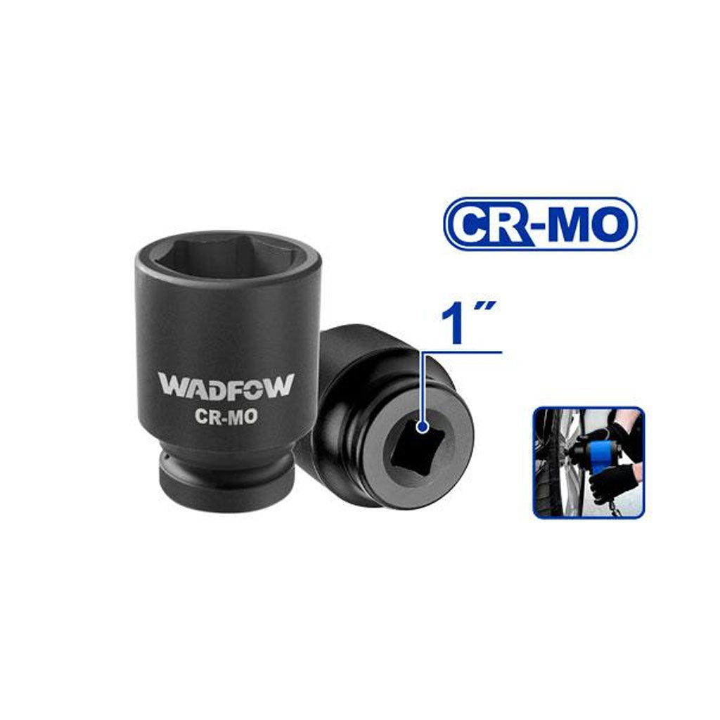 1-inches Cold Extrusion Drive Deep Impact Socket Set Cr-Mo 19mm-65mm