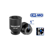 1-inches Cold Extrusion Drive Deep Impact Socket Set Cr-Mo 19mm-65mm