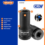 1-inches Cold Extrusion Drive Deep Impact Socket Set Cr-Mo 19mm-65mm