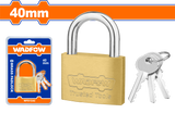 Wadfow Brass Padlock Durable 20mm-50mm with 3 Pcs Iron Keys (WHT)