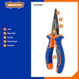 6"/160mm High Leverage Long Nose Pliers WPL2716