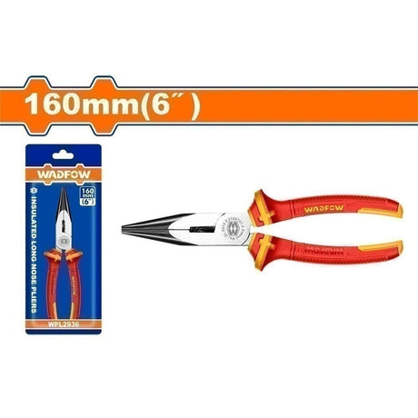 Wadfow 6 & 8 inch Insulated Long Nose Cutting Pliers SOLD PER PIECE WPL2936 | WPL2938 (WHT)