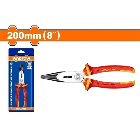 Wadfow 6 & 8 inch Insulated Long Nose Cutting Pliers SOLD PER PIECE WPL2936 | WPL2938 (WHT)