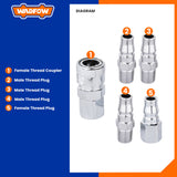 Quick Coupler And Plug Set Nitto Type 5 Pcs