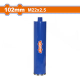 M22 x 2.5 Diamond Core Bits 28mm-152mm Wet Core Bore Hole Drilling Bits Cutting for Concrete