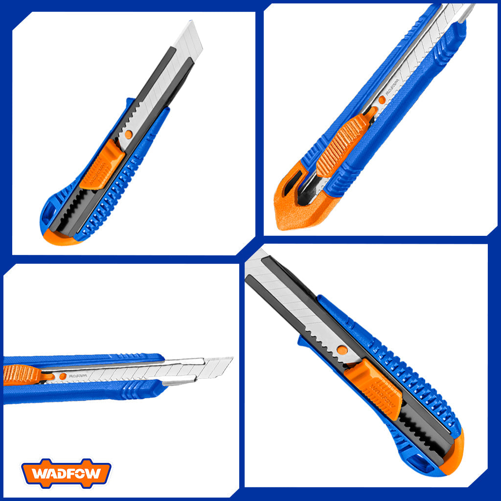 Set of 4 PCS Snap-Off Blade Knife Set (10Pcs/Set 9x80mm | 10Pcs/Set 18x100mm blade) WSK2204