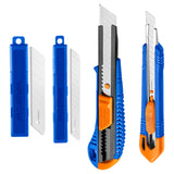 Set of 4 PCS Snap-Off Blade Knife Set (10Pcs/Set 9x80mm | 10Pcs/Set 18x100mm blade) WSK2204
