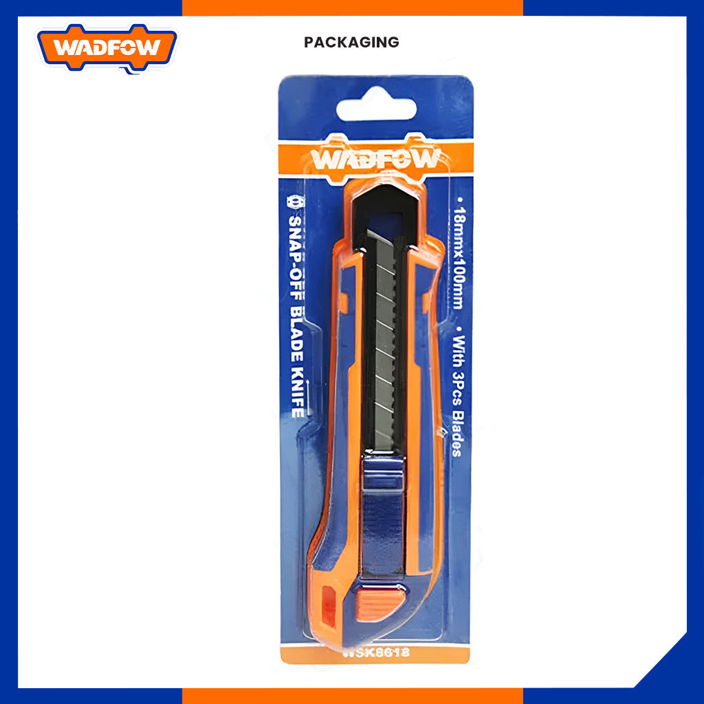 Snap-Off Blade Cutter Flat 18mm X 100mm With 3 Pcs Sk5