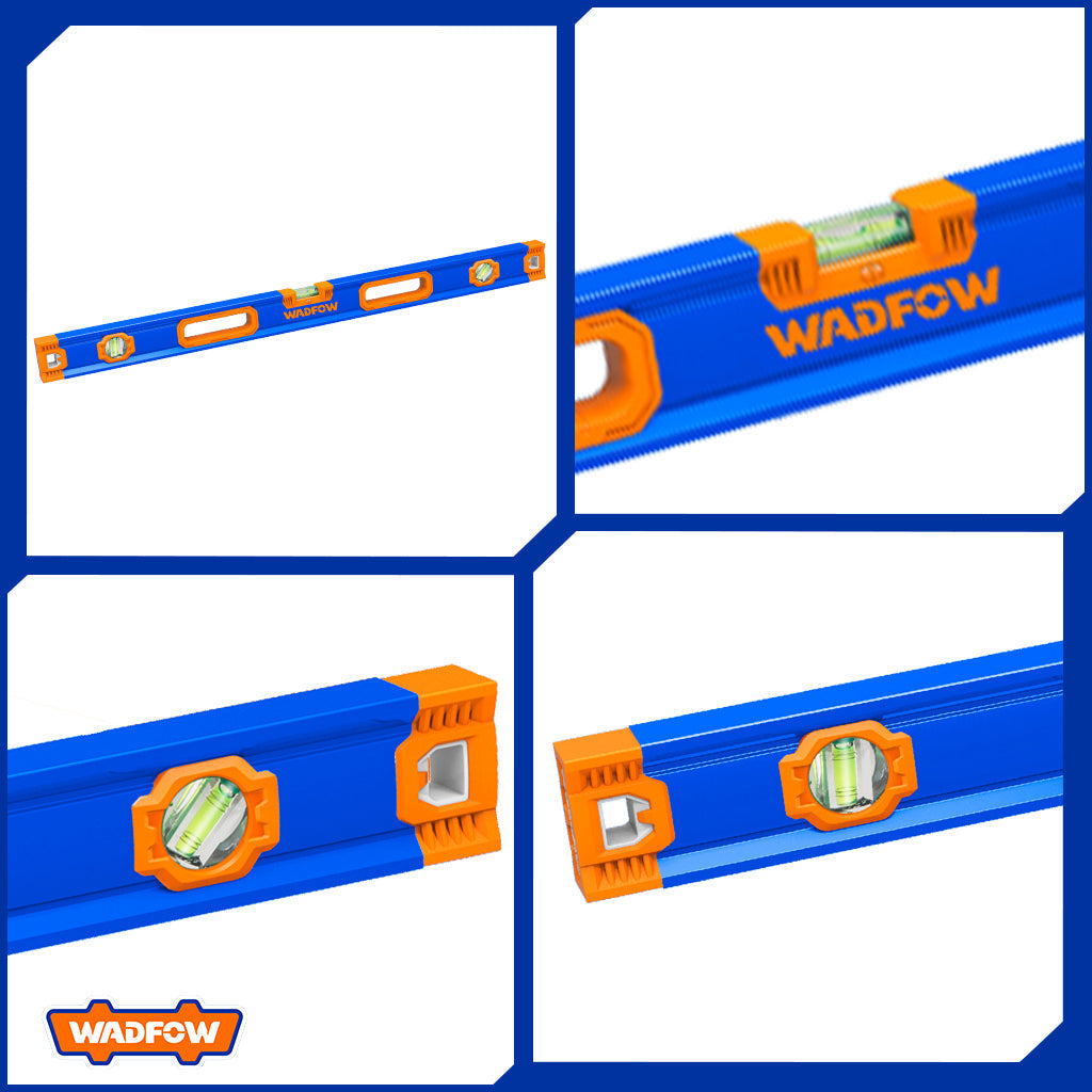 Spirit Level Bar with V-Shape Slot for Measuring Objects 200cm WSL1G200