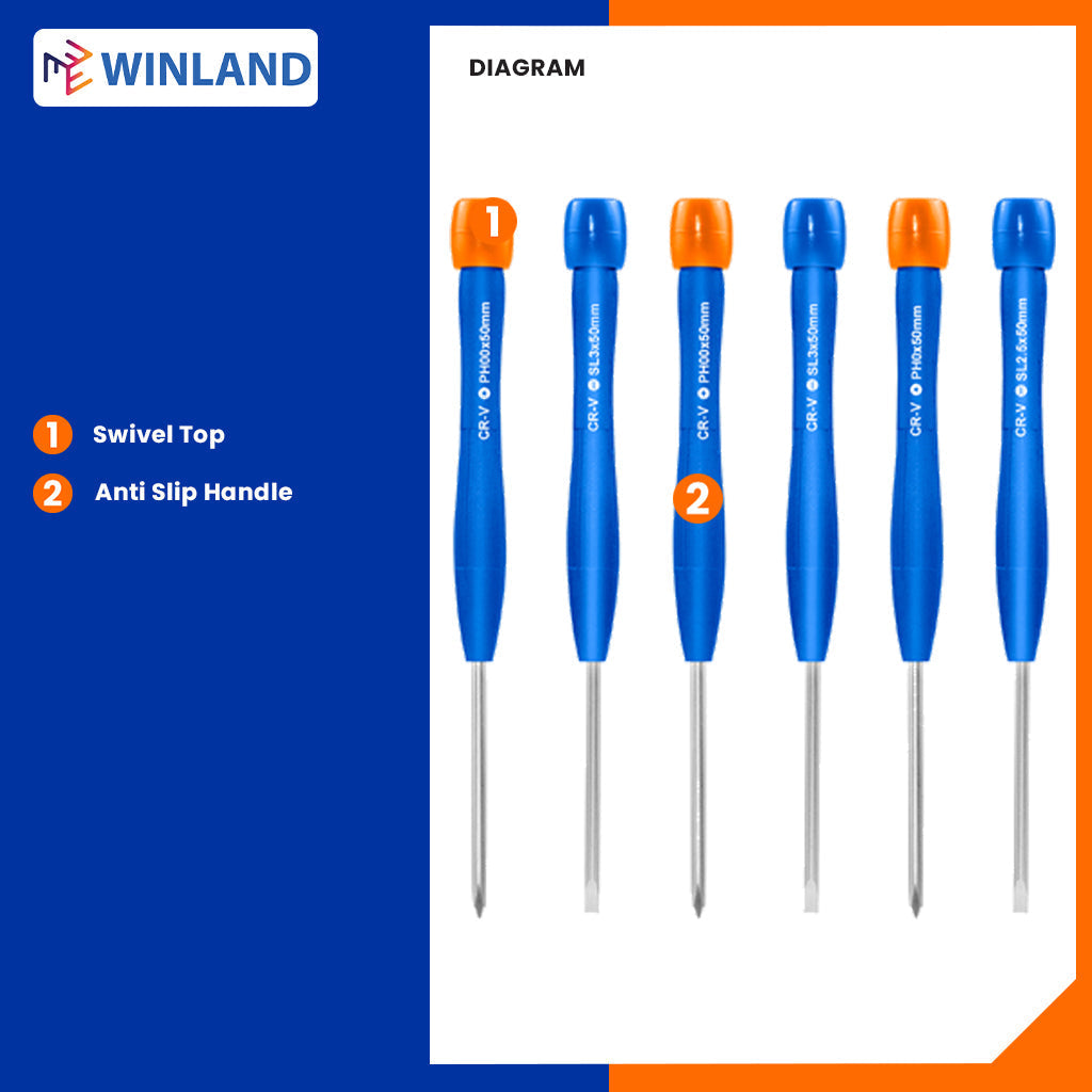 Precision Screwdriver Set 6Pcs