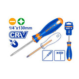 2 in 1 Flat & Bake Screwdriver Set 1/4inch x 130mm WSS45M3