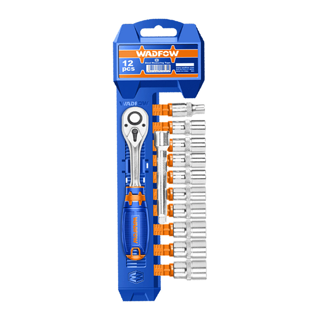 Wadfow Socket Set 12pcs 1/4 Inches WST4212 – WADFOW Philippines