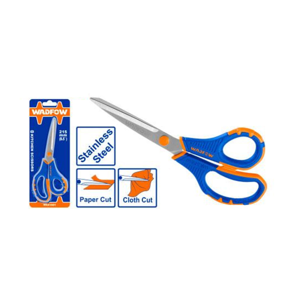 Wadfow Stainless Steel Scissors with Sand Blast Surface 215mm /8.5 inch ...