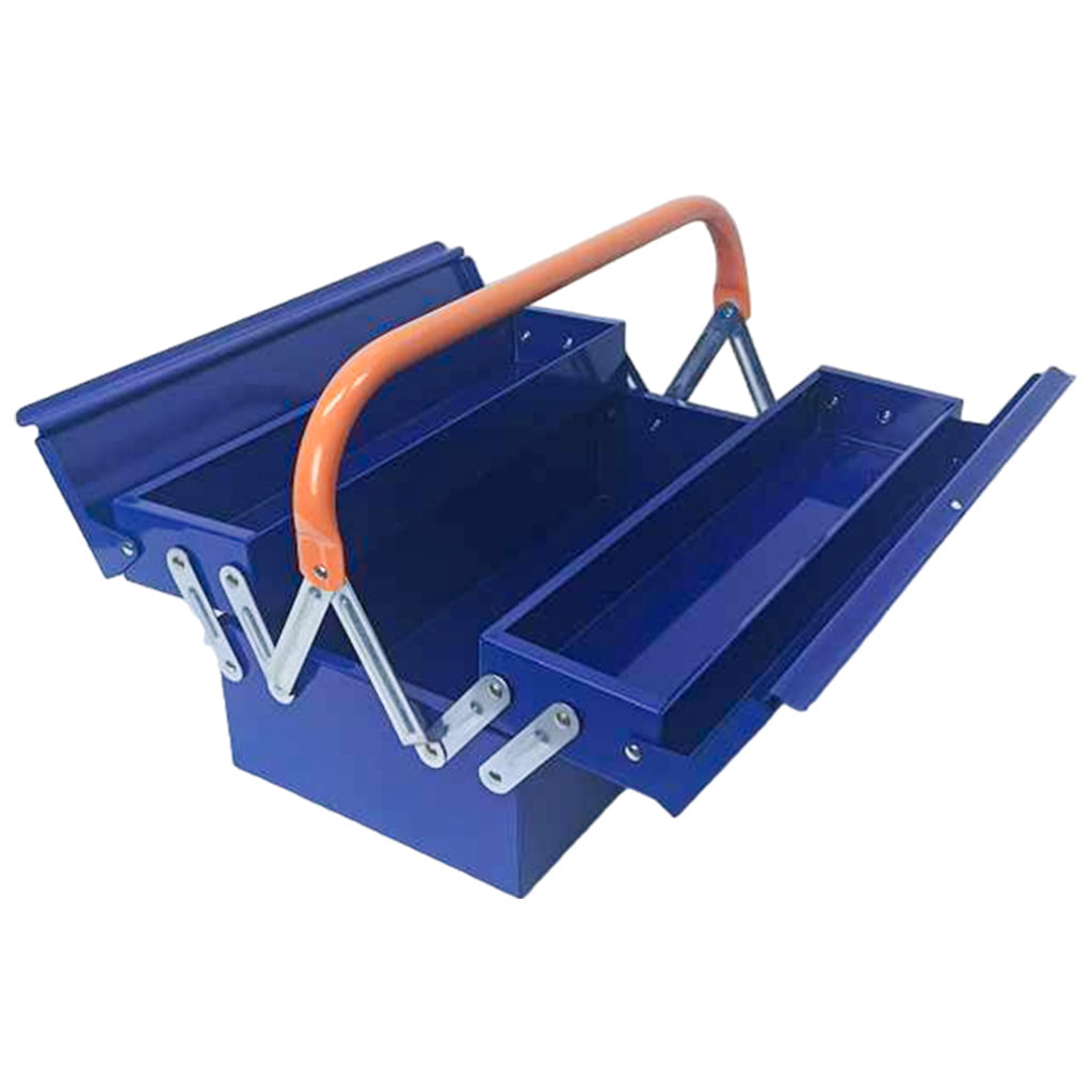 Steel Tool w/ (2) compartments Portable Box 404 x 205 x 160mm