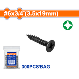 Wadfow 200pcs/300pcs High Quality Carbon Steel Drywall Screw SOLD PER PACK