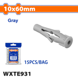 Wadfow Universal Plastic Anchor Tox PE ﻿Material Gray (WHT)