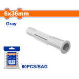Wadfow Universal Plastic Anchor Tox PE ﻿Material Gray (WHT)