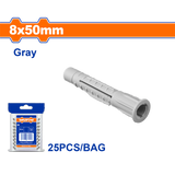 Wadfow Universal Plastic Anchor Tox PE ﻿Material Gray (WHT)