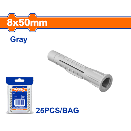 Wadfow Universal Plastic Anchor Tox PE ﻿Material Gray (WHT)
