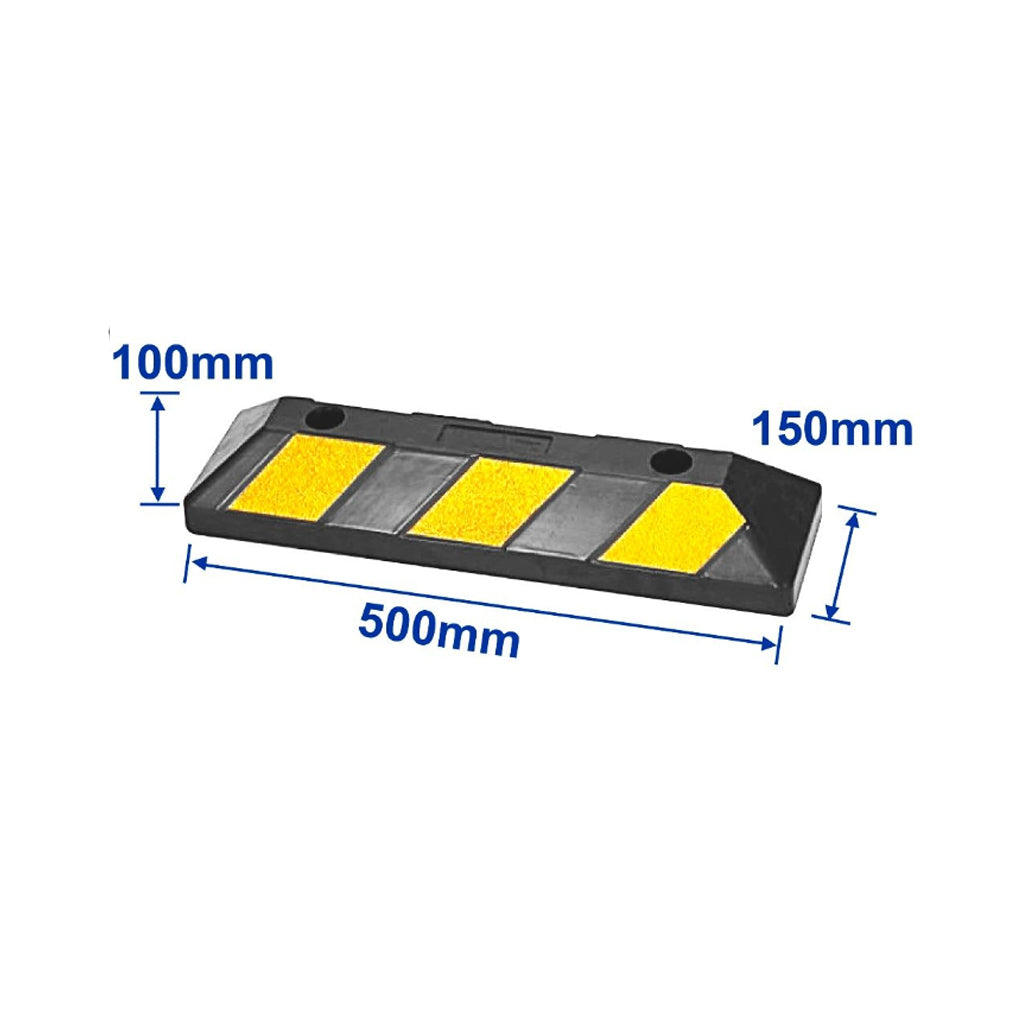 Rubber Stopper For Auto Parking Blocks 500 x 150 x 100mm WYJ5A15 WAD-HT