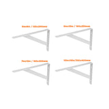 2mm Thick Reinforced Shelf Support Brackets with 6-Fixing Points