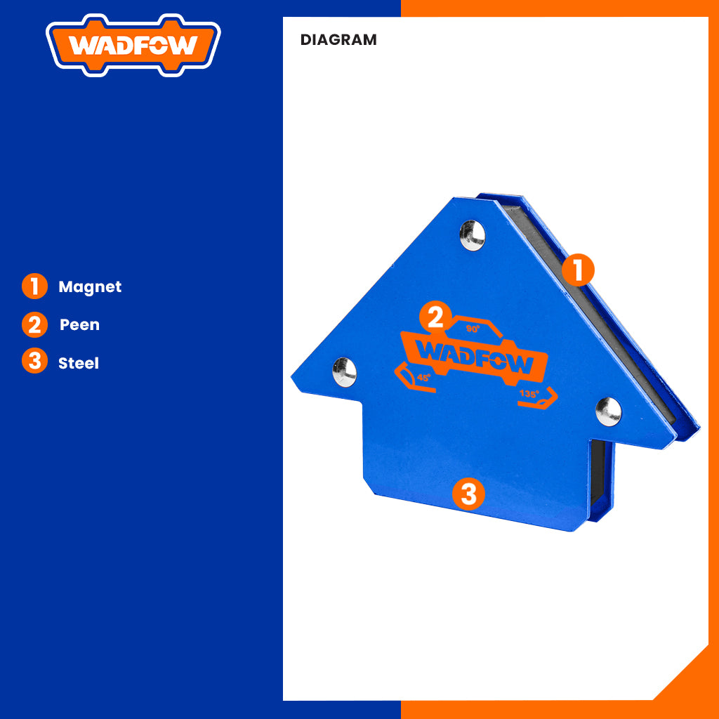 Steel Welding Magnet Magnetic Holder Fixed Angle Soldering For Machine