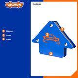 Steel Welding Magnet Magnetic Holder Fixed Angle Soldering For Machine