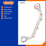 Set of 5 Half Moon Ring Wrench 8-22mm WFR3405