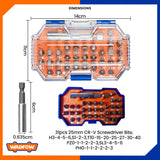 Set of 32pcs Screwdriver Bits Set WBS3B32