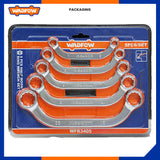 Set of 5 Half Moon Ring Wrench 8-22mm WFR3405