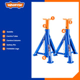 3ton Foldable Jack Stand 2Pcs/Pair