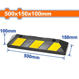 Rubber Stopper For Auto Parking Blocks 500 x 150 x 100mm WYJ5A15 WAD-HT