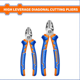 6"/160mm-7"/180mm High Leverage Diagonal Cutting Pliers SOLD PER PIECE WAD-HT